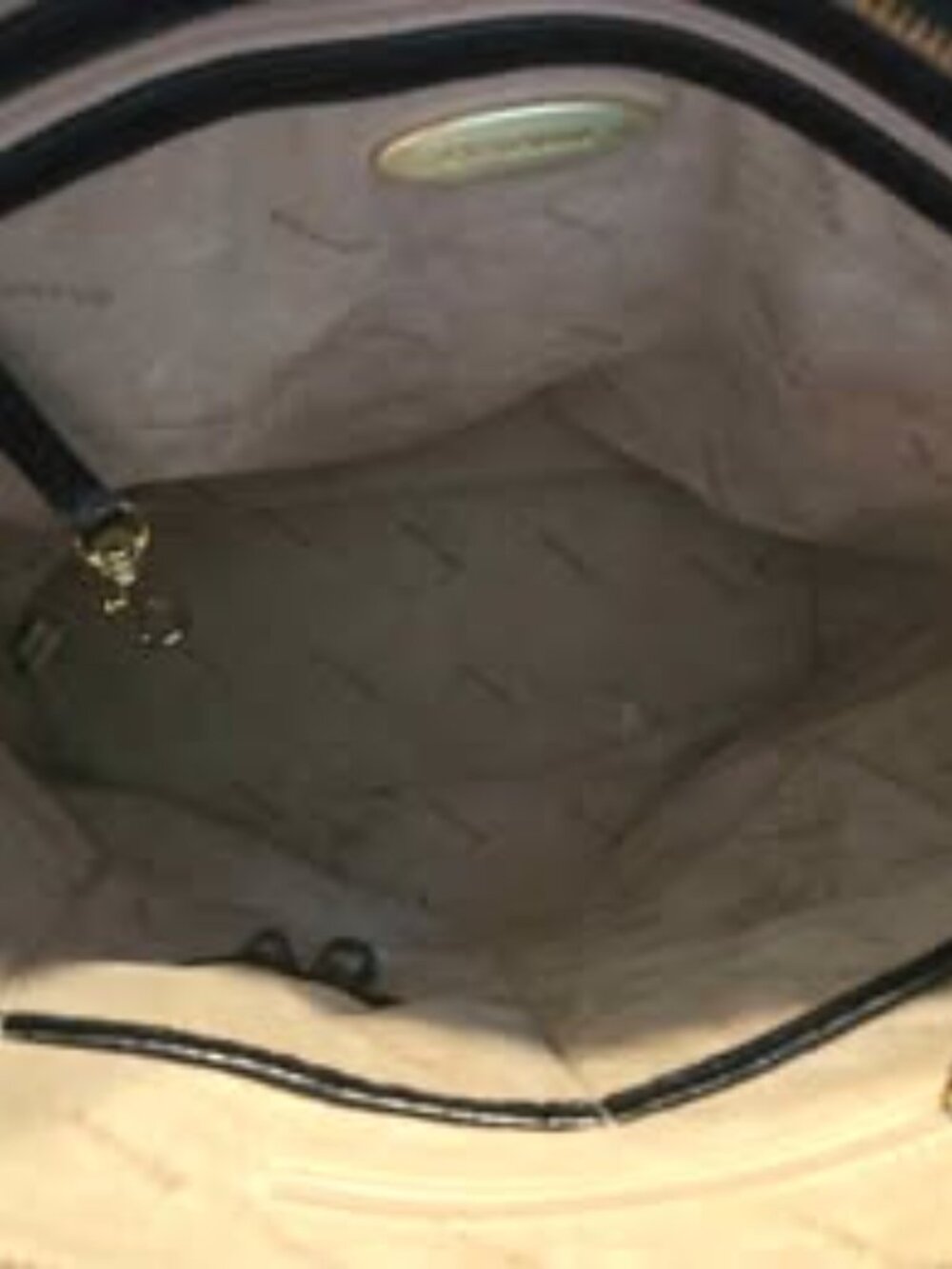 Brahmin Ezra Black Melbourne Croc Embossed Leather Tote Bag - Picture 6 of 8